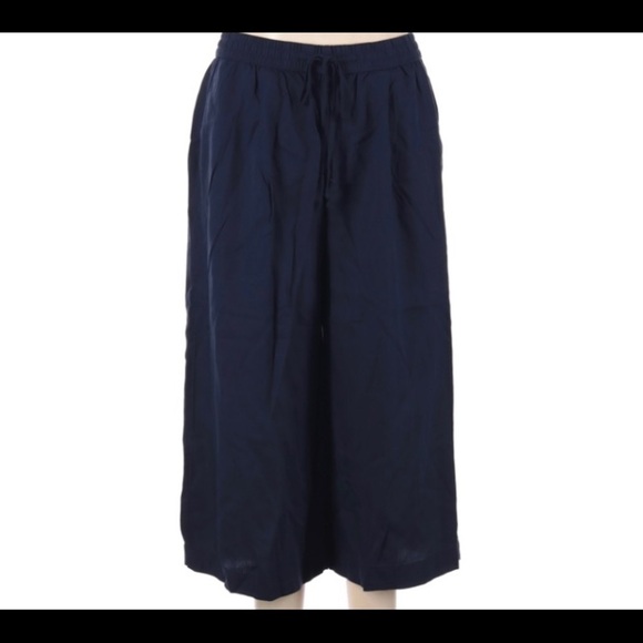 GAP HIGH RISE WAIST BLUE CAPRI SMALL - Picture 1 of 2